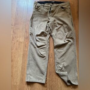 Off the Grid Tan Cargo Pants Durable Utility Style Multi Pocket Outdoor Casual